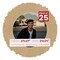 Beige Suede Mat Board for 27x27 Frames - Circle Opening for 24x24 Photos
